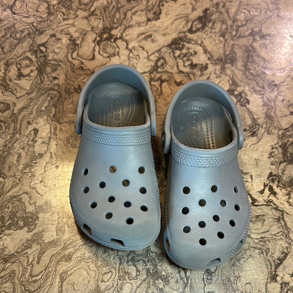 CROCS Blue Water Shoes with Ventilation Holes